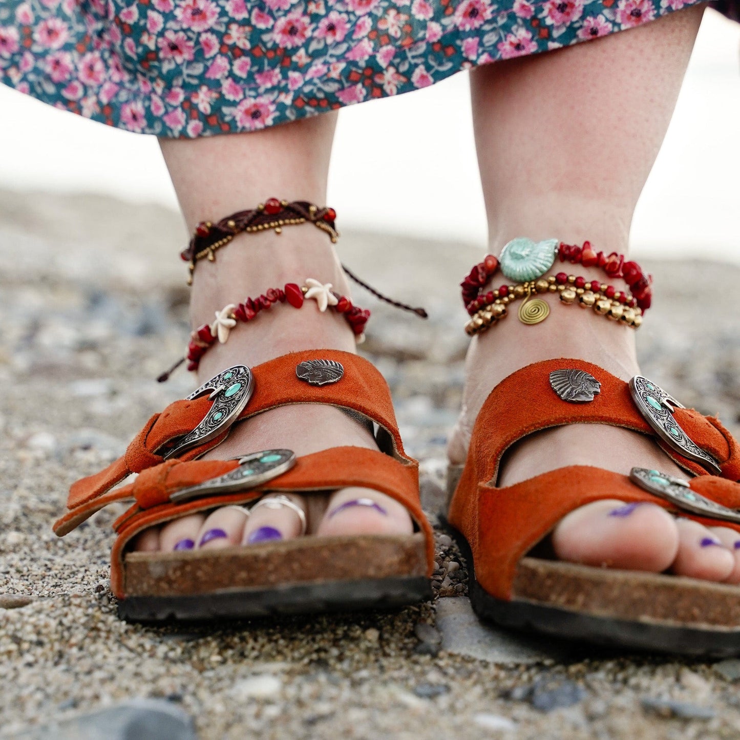 Anklets Smile & Shell Anklet
