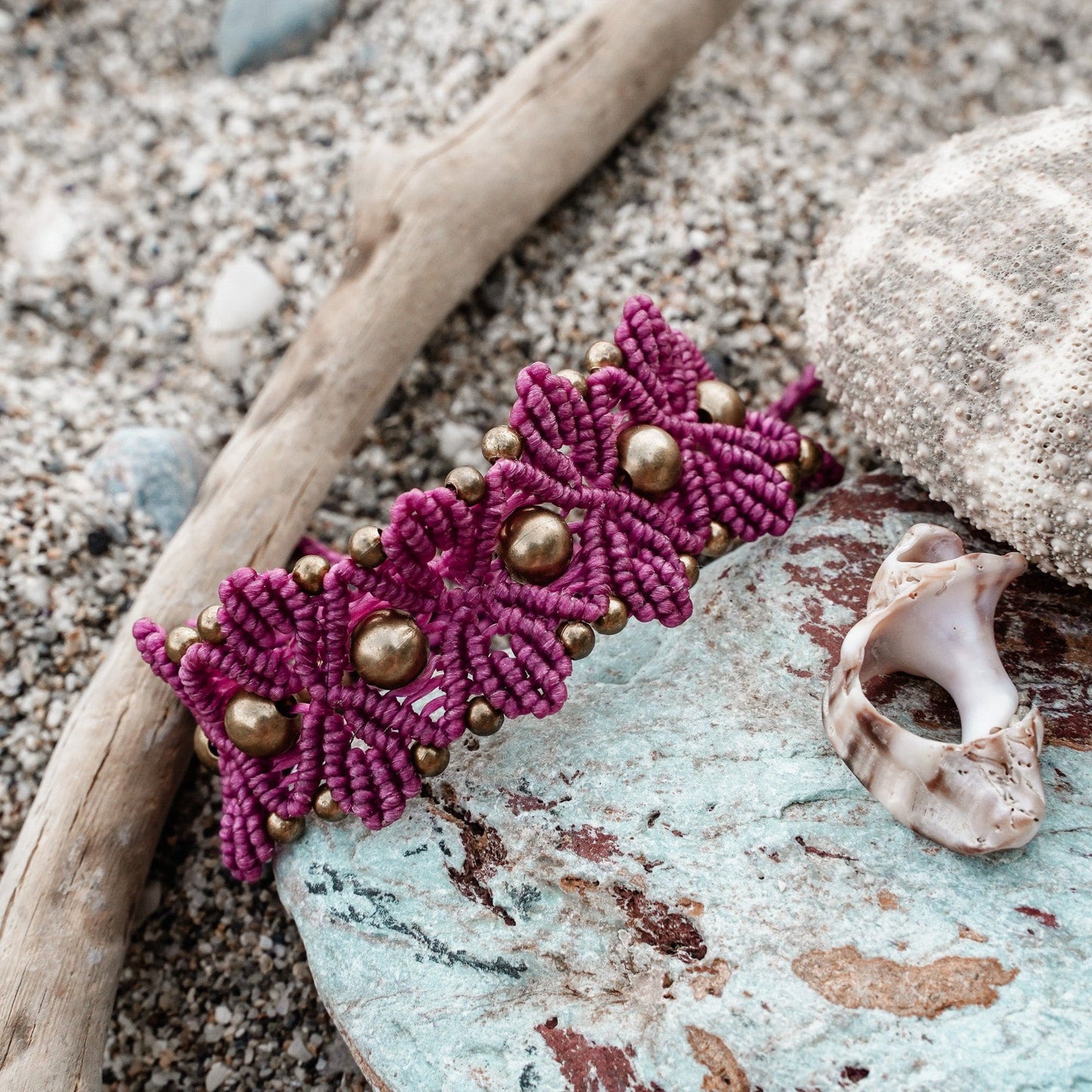 Bracelets Amaranth Leafy Lush Bracelet