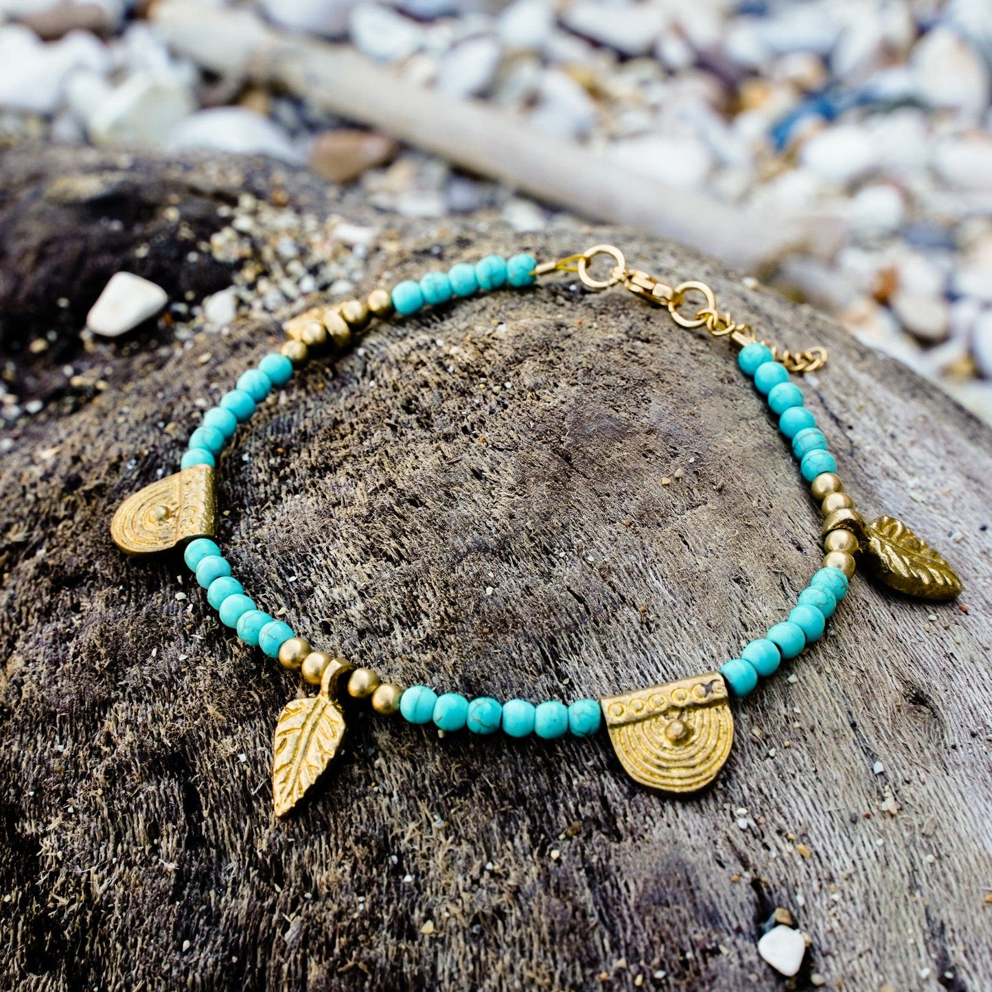 Sandy Blue Anklet