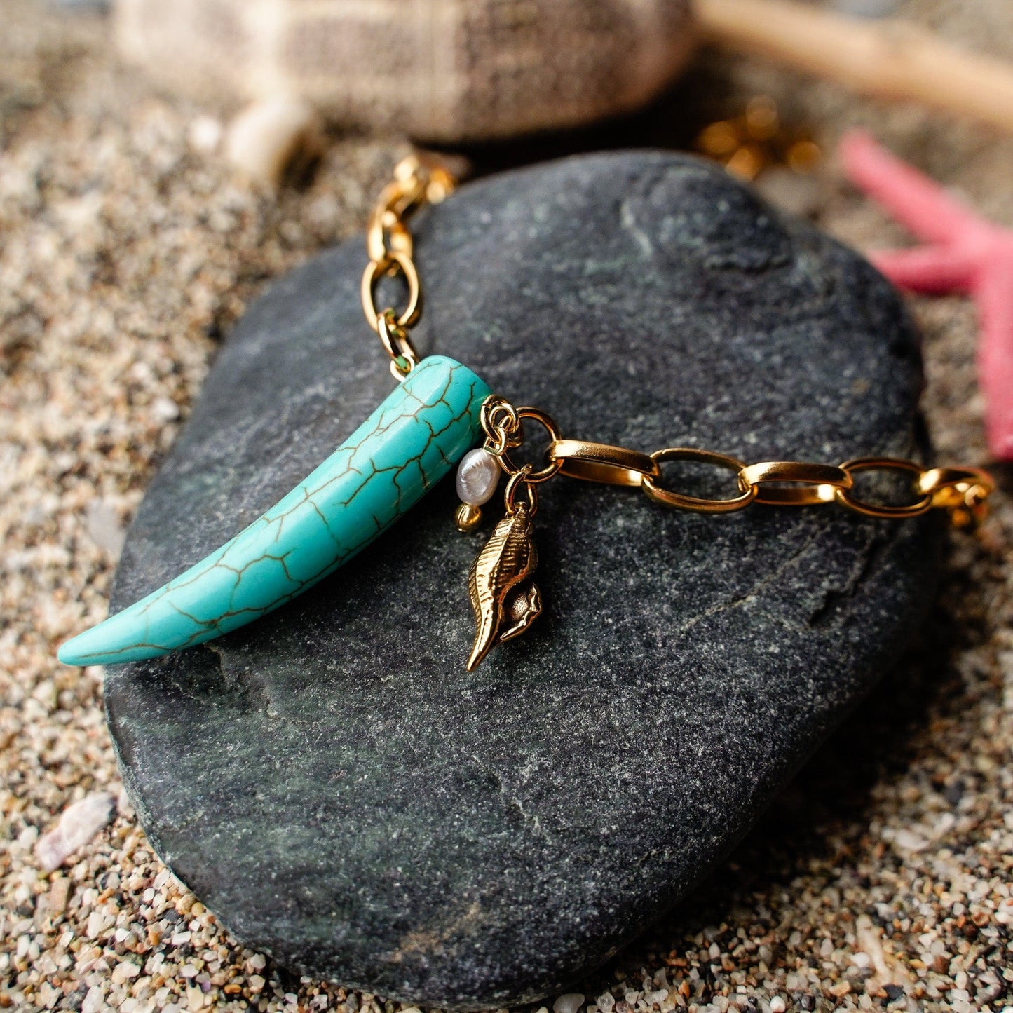 Surfer's Charm Necklace