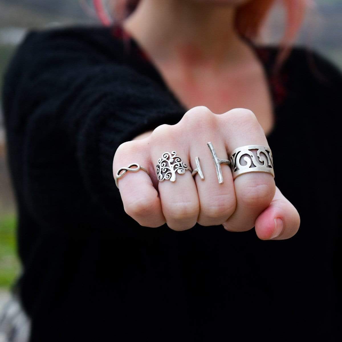 Ethnic ring Tree of Life Ring
