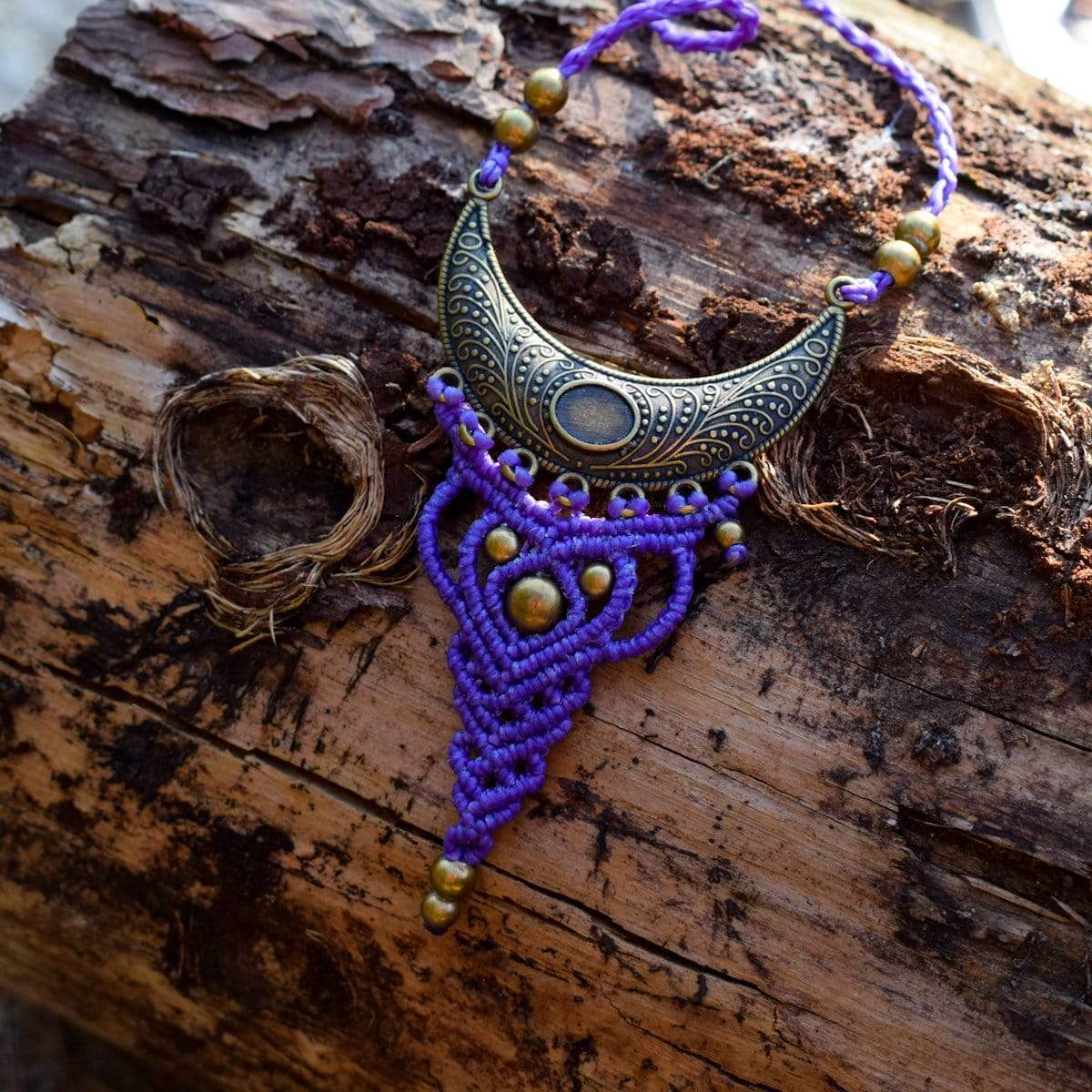 Macrame necklace Kythnos Necklace
