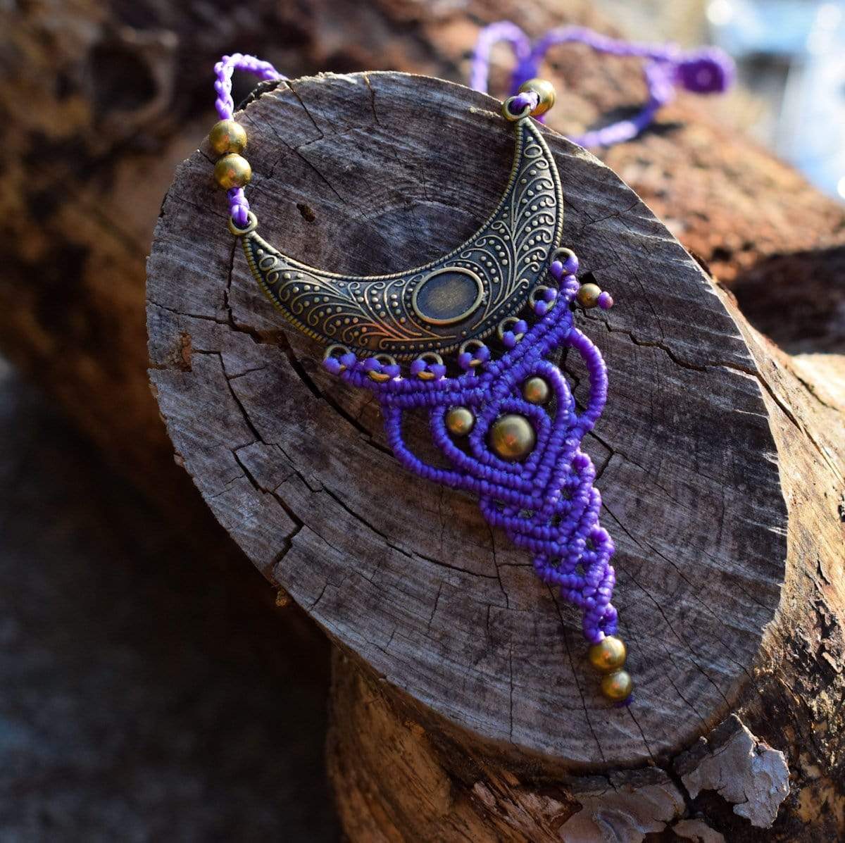 Macrame necklace Kythnos Necklace