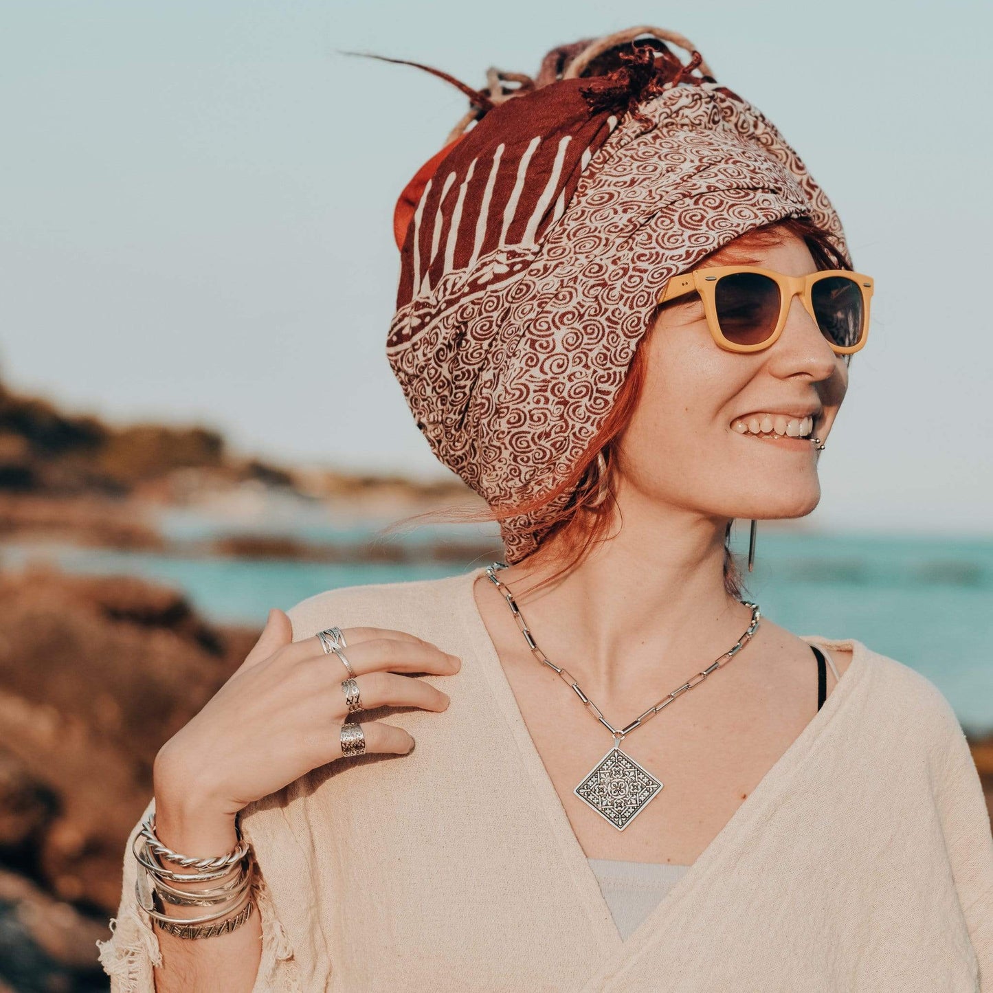 Power of Square Necklace: