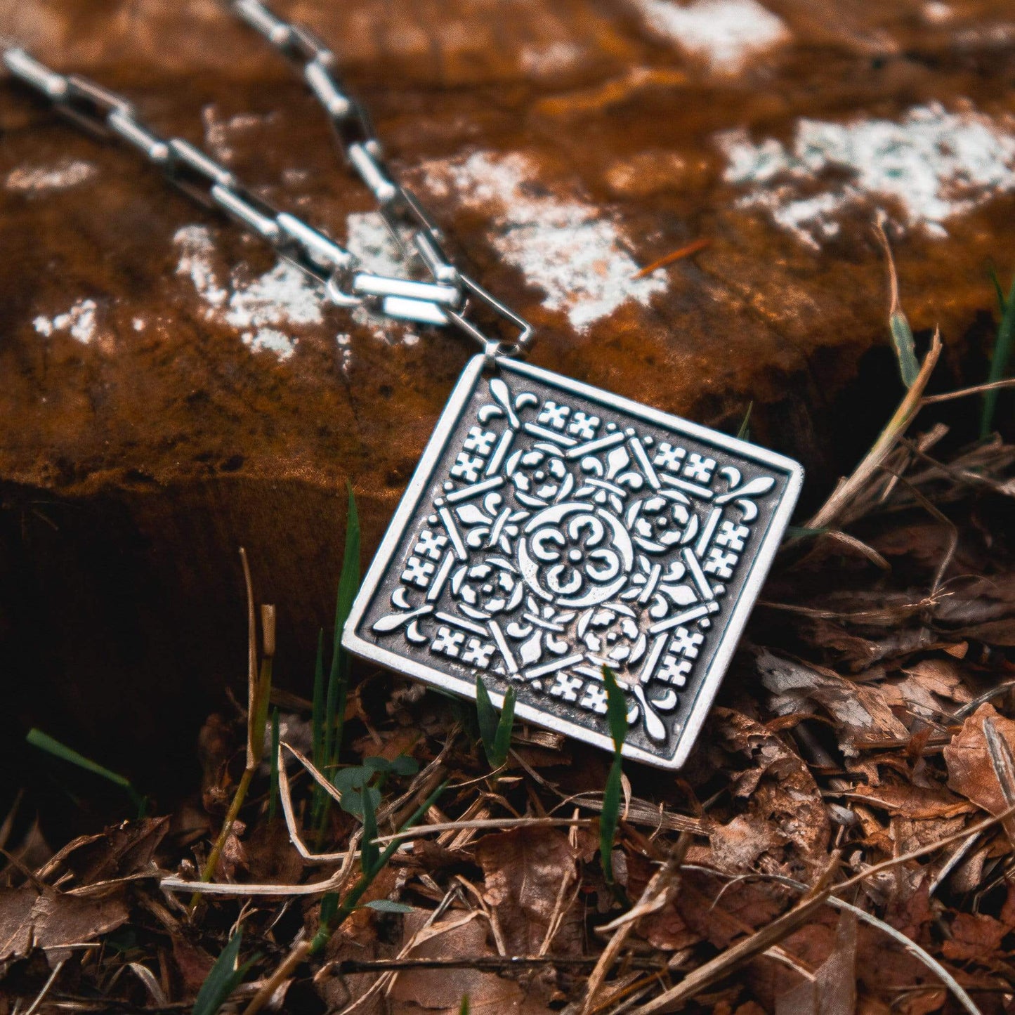 Power of Square Necklace: