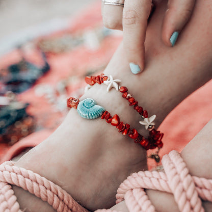 Anklets Smile & Shell Anklet