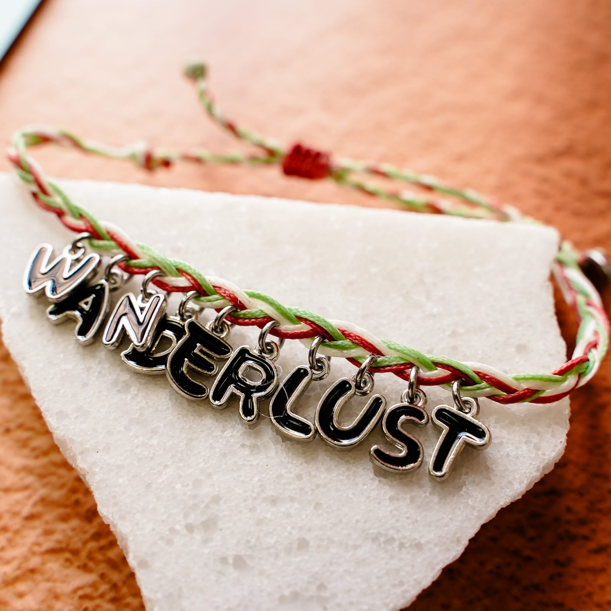Bracelets 1 / Watermelon Lucky Letters Bracelet