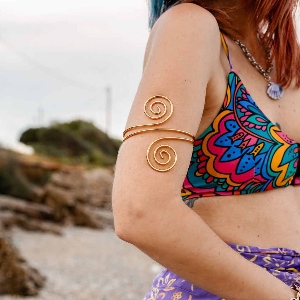Bracelets Gold Sunseeker Arm Cuff