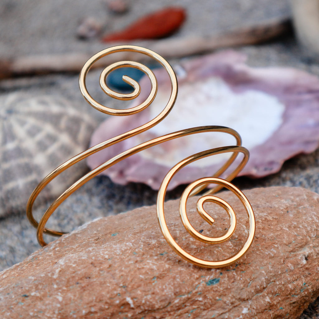 Bracelets Gold Sunseeker Arm Cuff