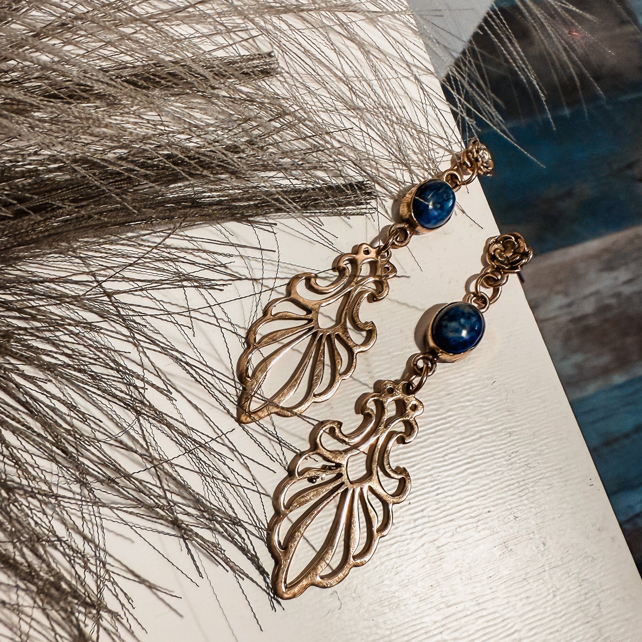 Earrings Aqua Dot Roots, Flame, Tide & Sky Earrings