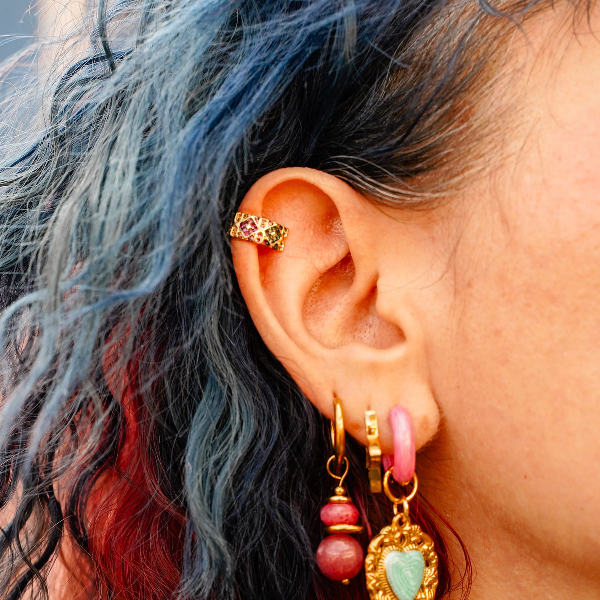 Earrings Forest Disco Ear Cuff