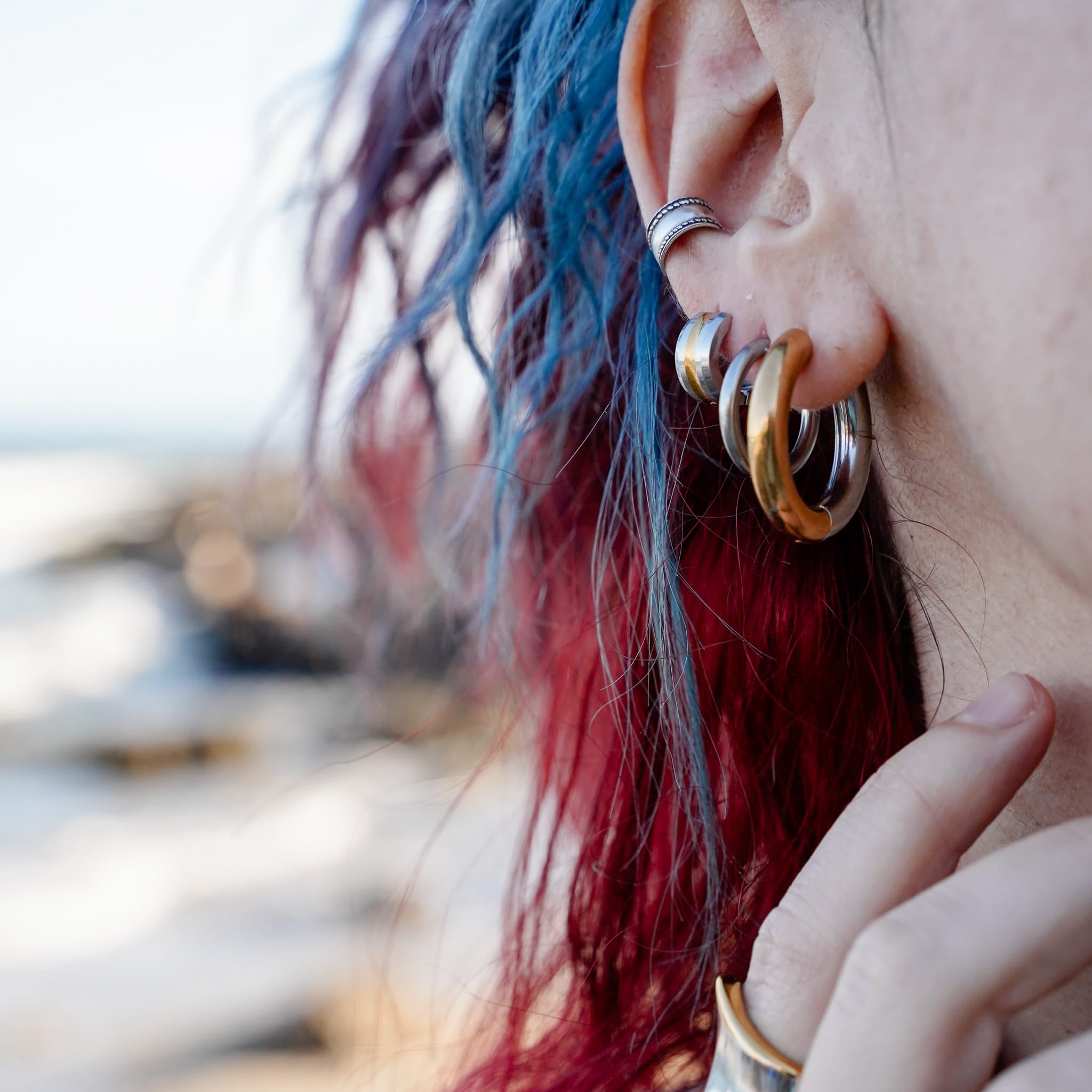 Earrings Half & Half Earrings