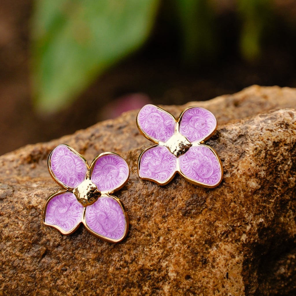 Earrings Lavender Bloom Sweeterner Earrings
