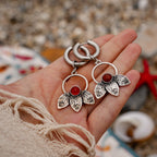 Earrings Melted Amber Earrings