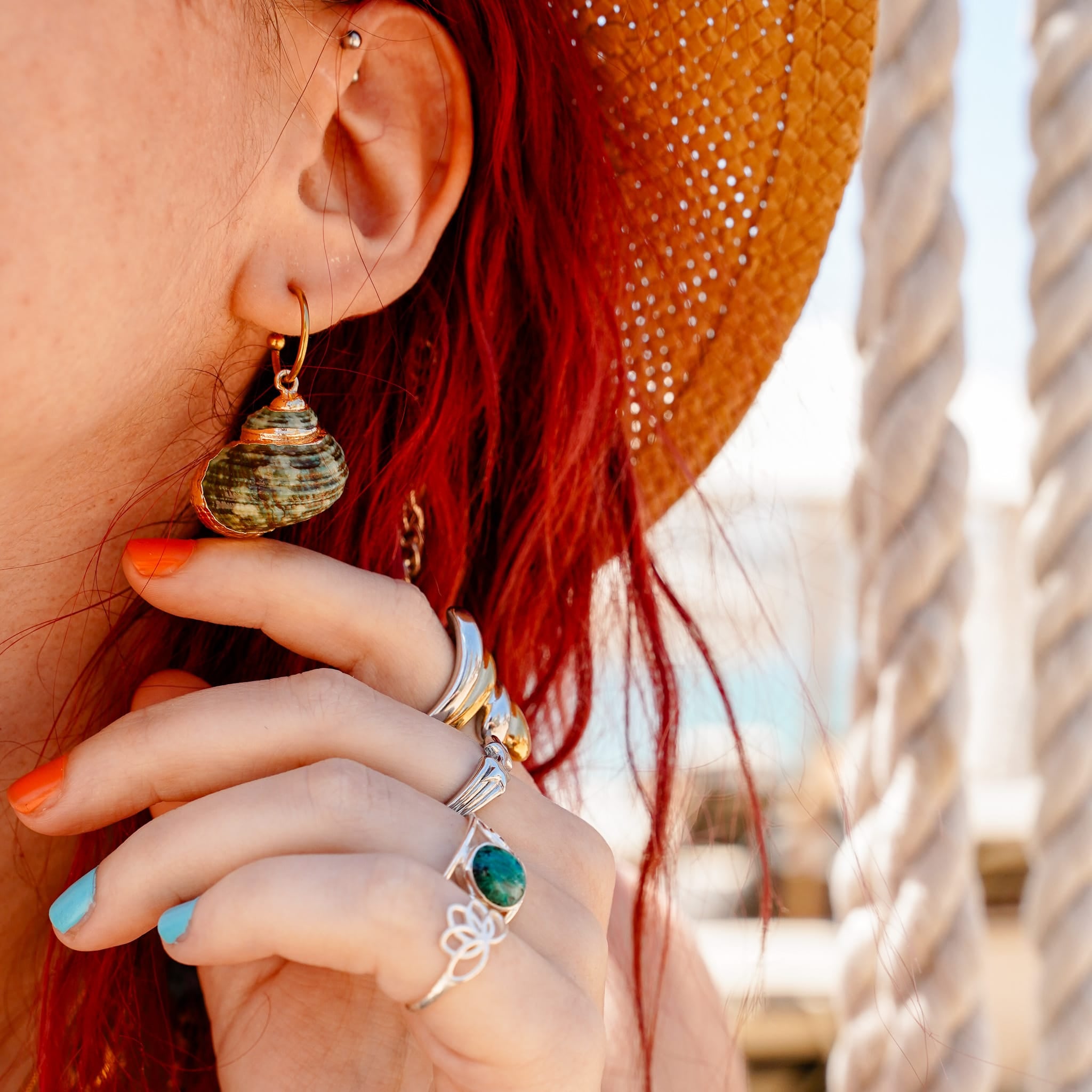 Earrings Mossy Shore Earrings