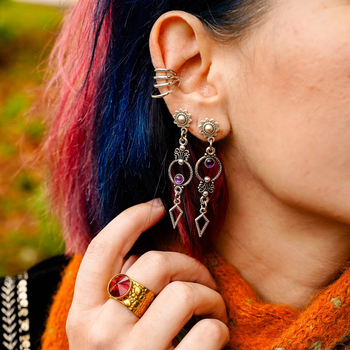 Earrings Ring Around Ear Cuff