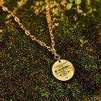 Engraved Engravable Golden Memory Necklace