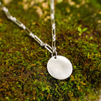 Engraved Engravable Silver Memory Necklace