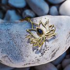 Golden Lotus Necklace