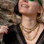 Golden Lotus Necklace
