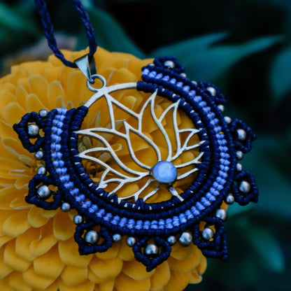 Knotted Lotus Necklace