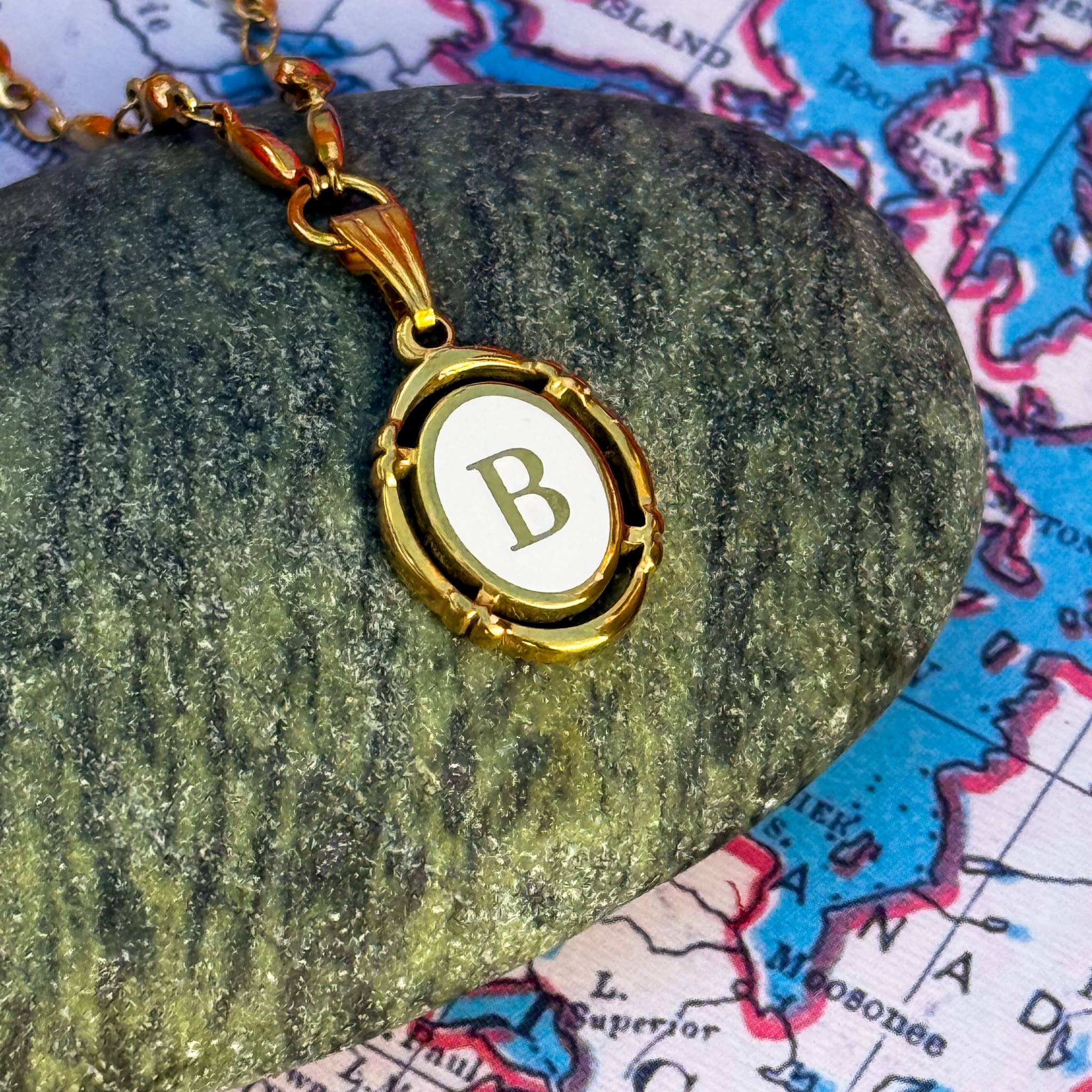 Necklaces B Engravable Secret Message Necklace