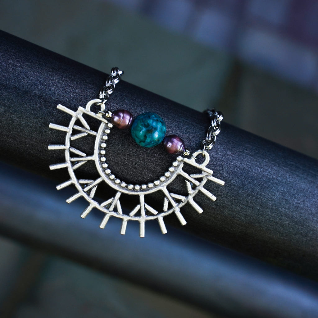 Necklaces Blue Aura Necklace