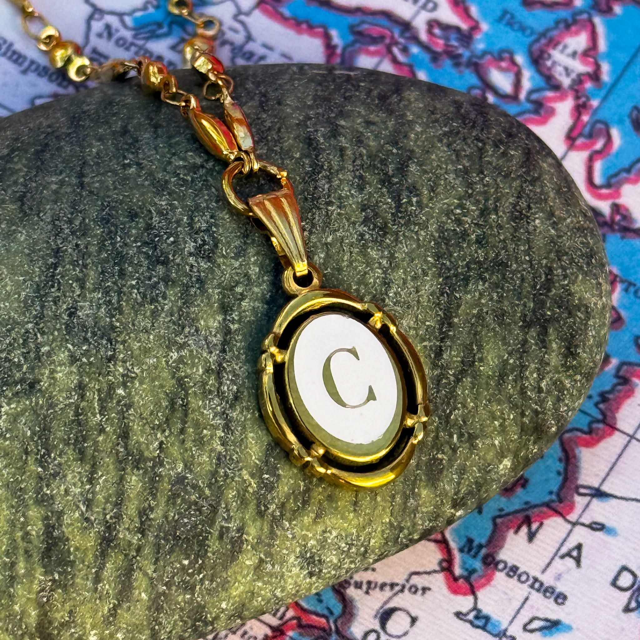 Necklaces C Engravable Secret Message Necklace