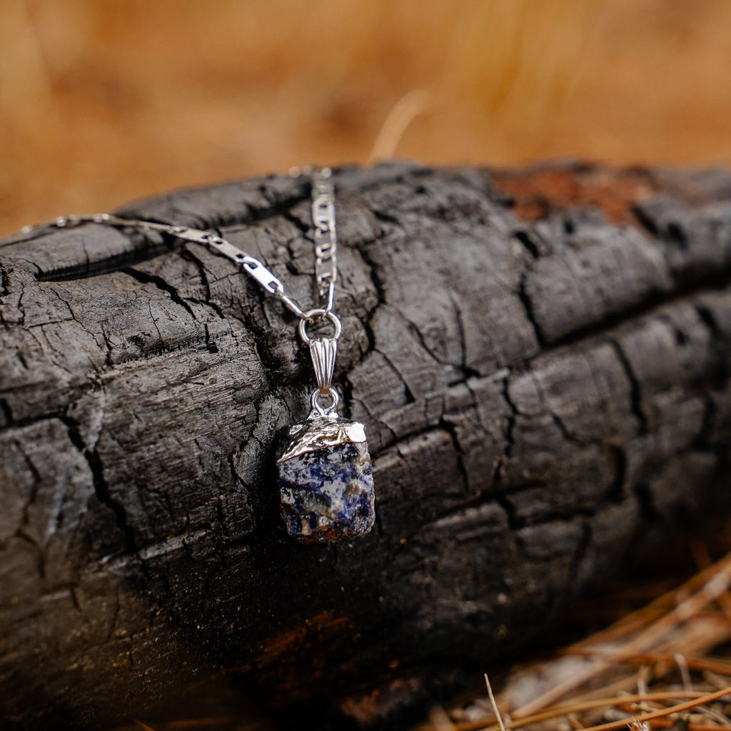 Necklaces Dark Demin Necklace