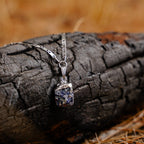 Necklaces Dark Demin Necklace