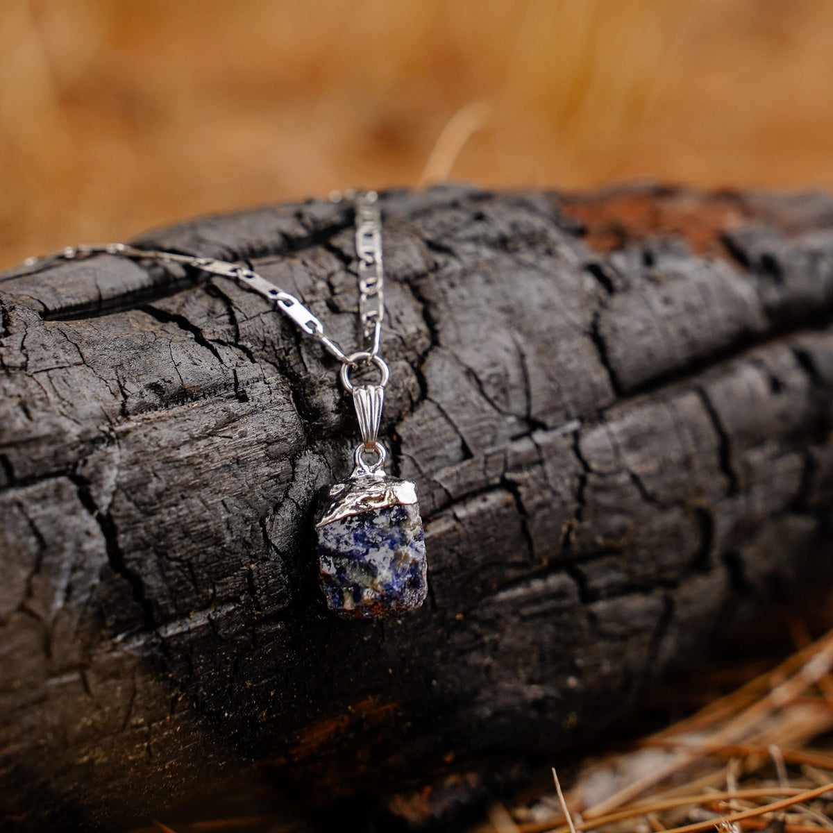 Necklaces Dark Demin Necklace
