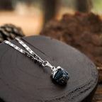 Necklaces Dark Demin Necklace