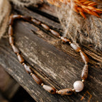 Necklaces Earth & Pearl Necklace