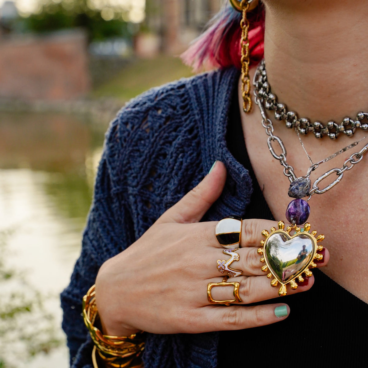 Necklaces Electric Love Necklace