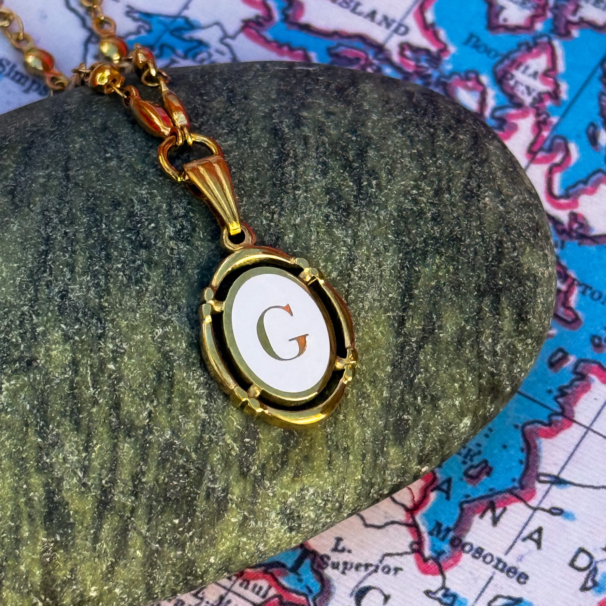 Necklaces G Engravable Secret Message Necklace