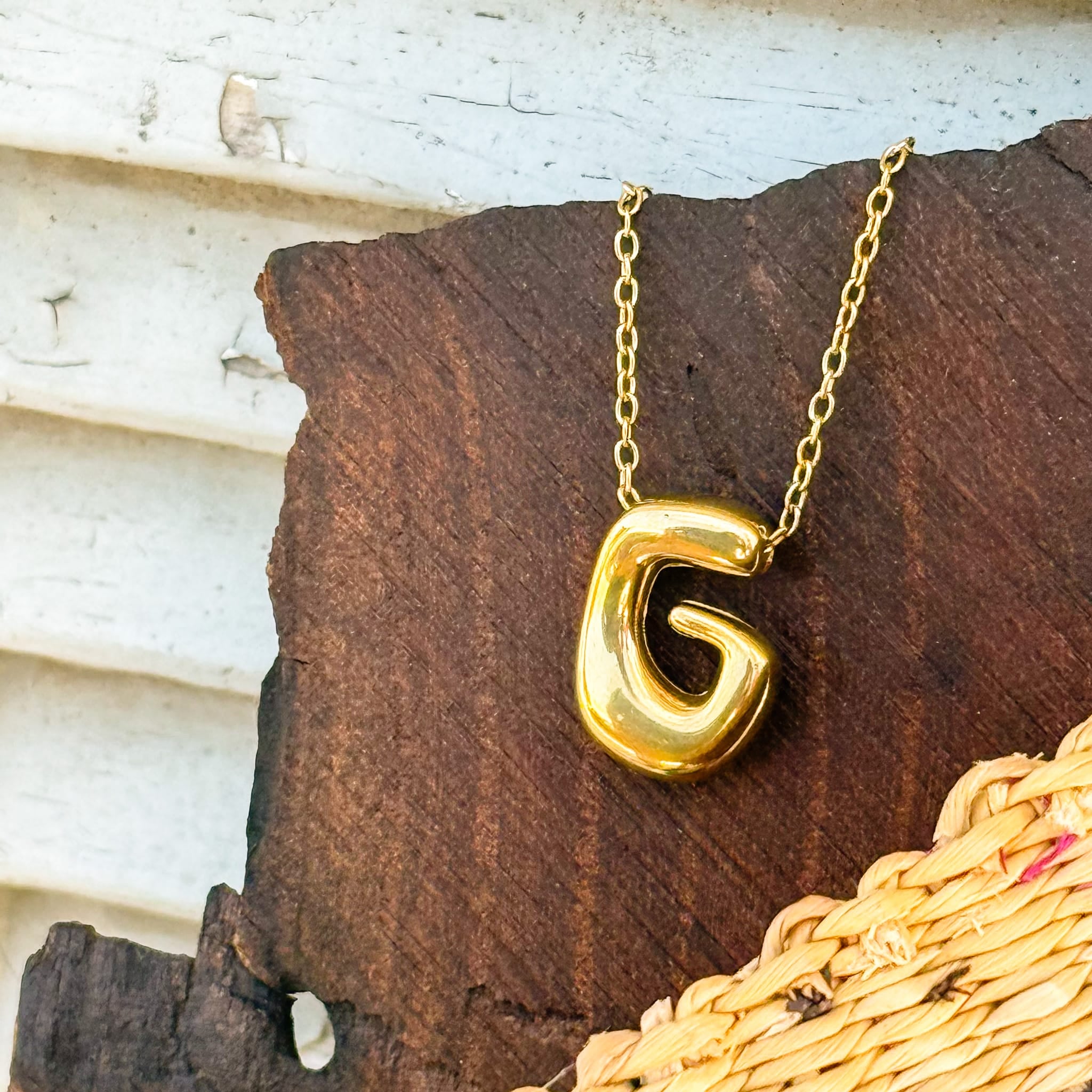 Necklaces G Monogram Gold Necklace