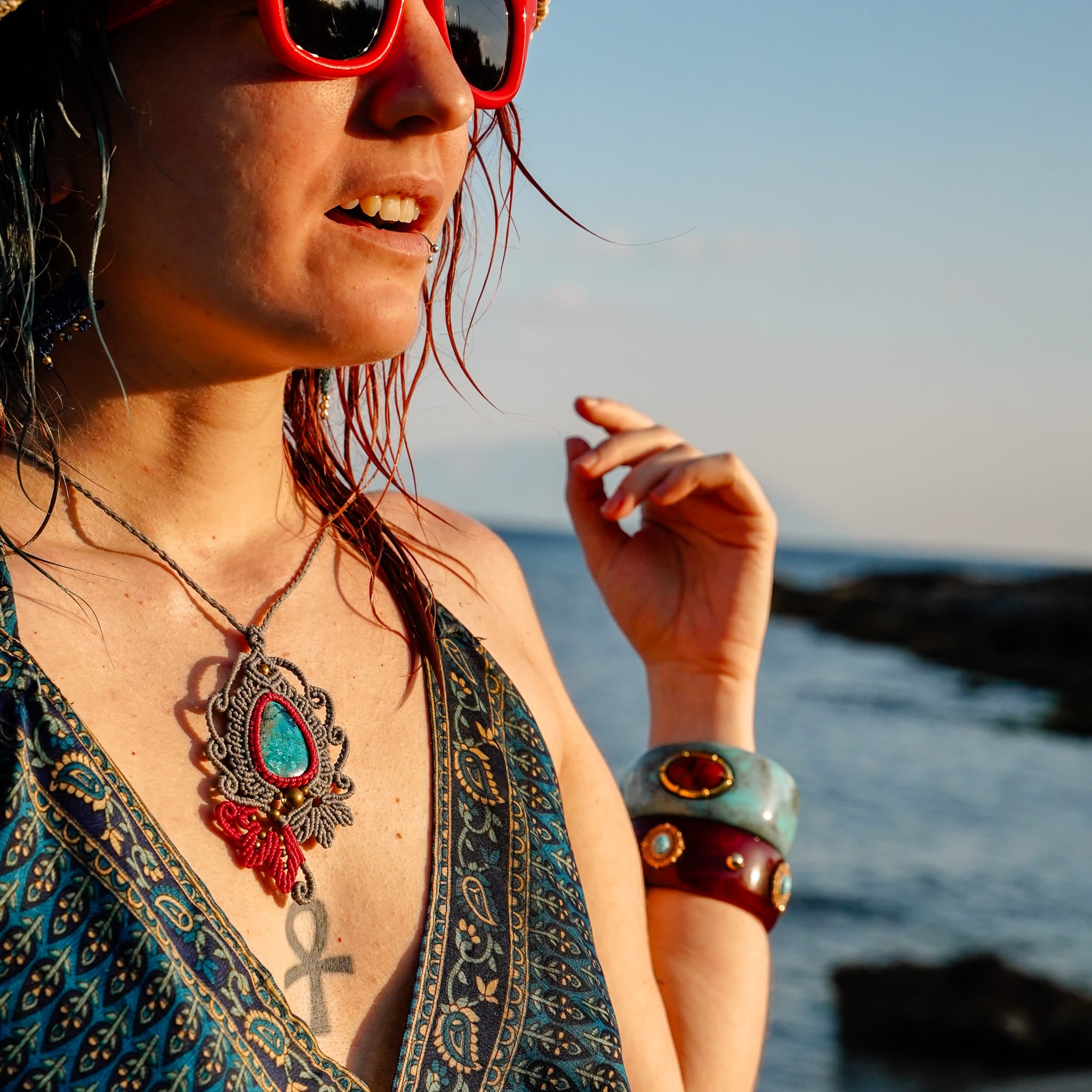 Necklaces Grey Skies, Bright Vibes Necklace