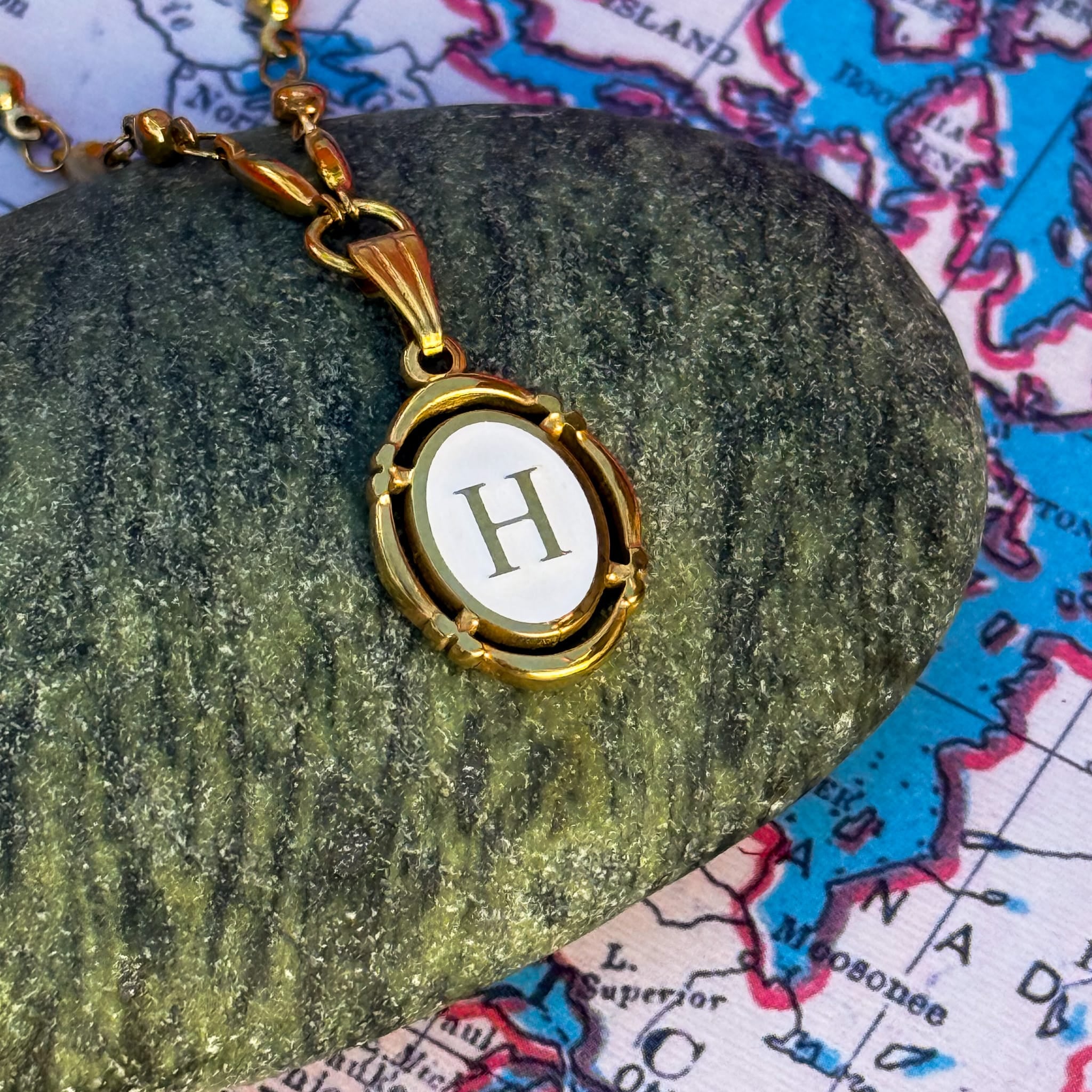 Necklaces H Engravable Secret Message Necklace