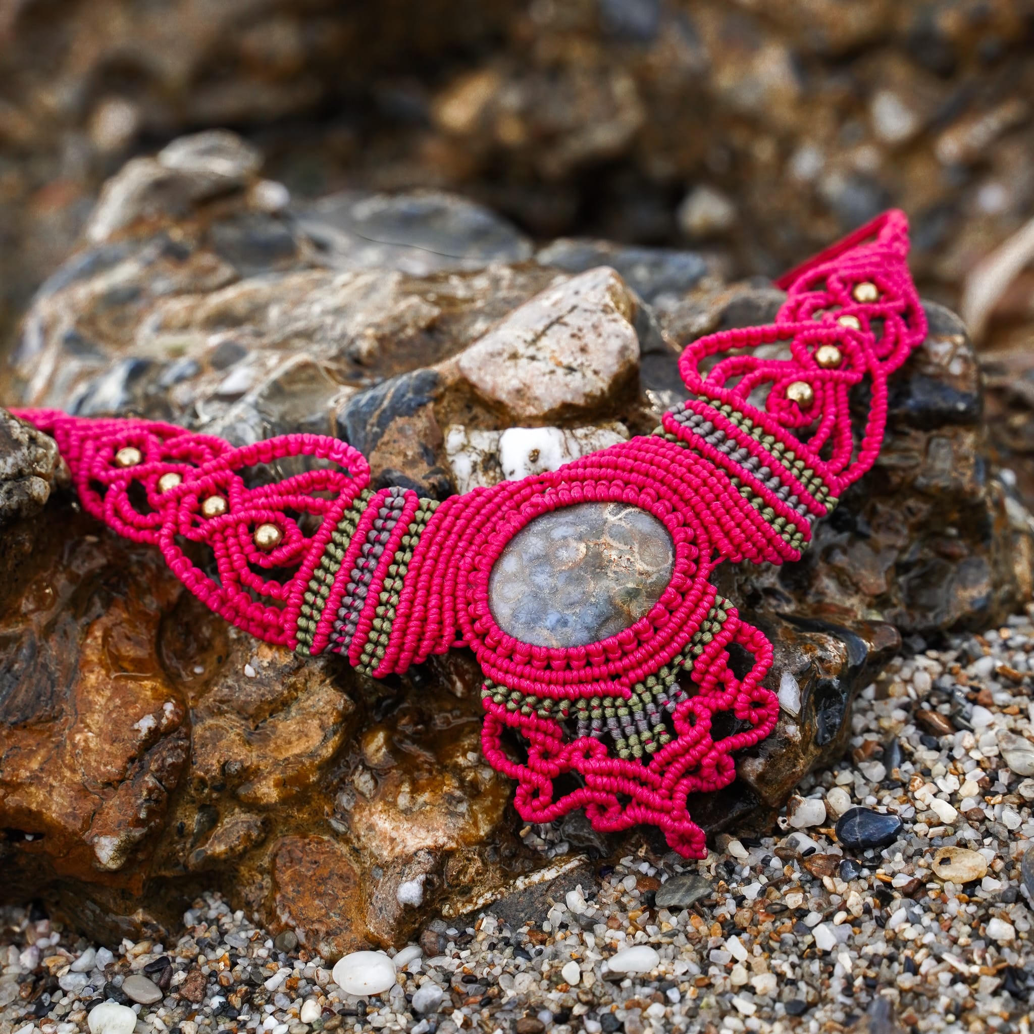 Necklaces Hot Pink Necklace
