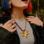 Necklaces Magenta Flirt Necklace