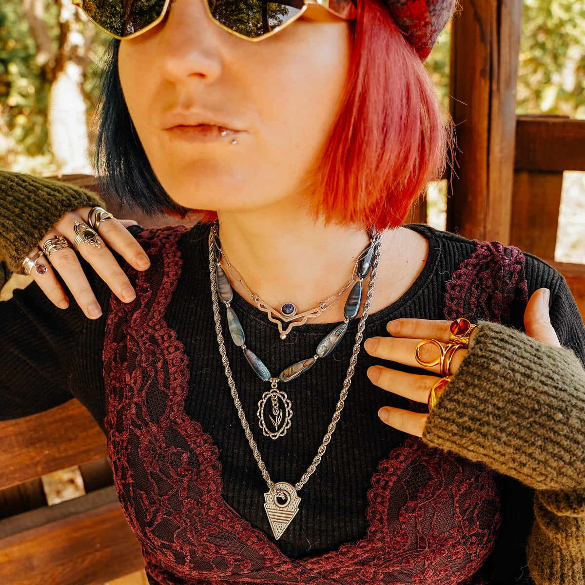 Necklaces Misty Kisses Necklace