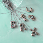 Necklaces Monogram Silver Necklace