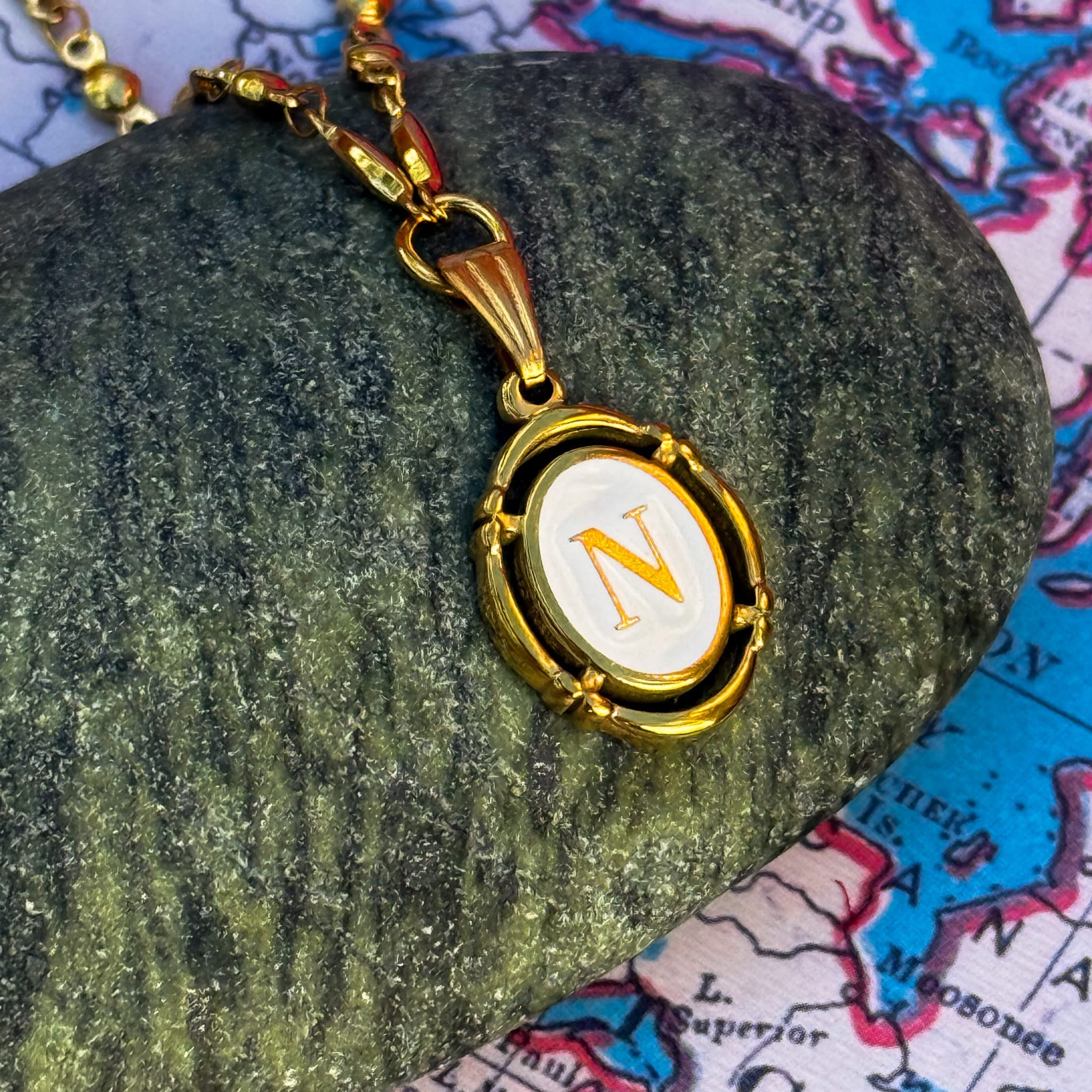 Necklaces N Engravable Secret Message Necklace