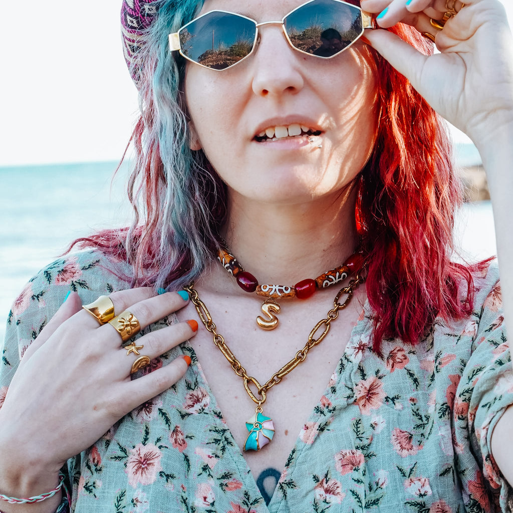 Necklaces Pastel Shell Necklace