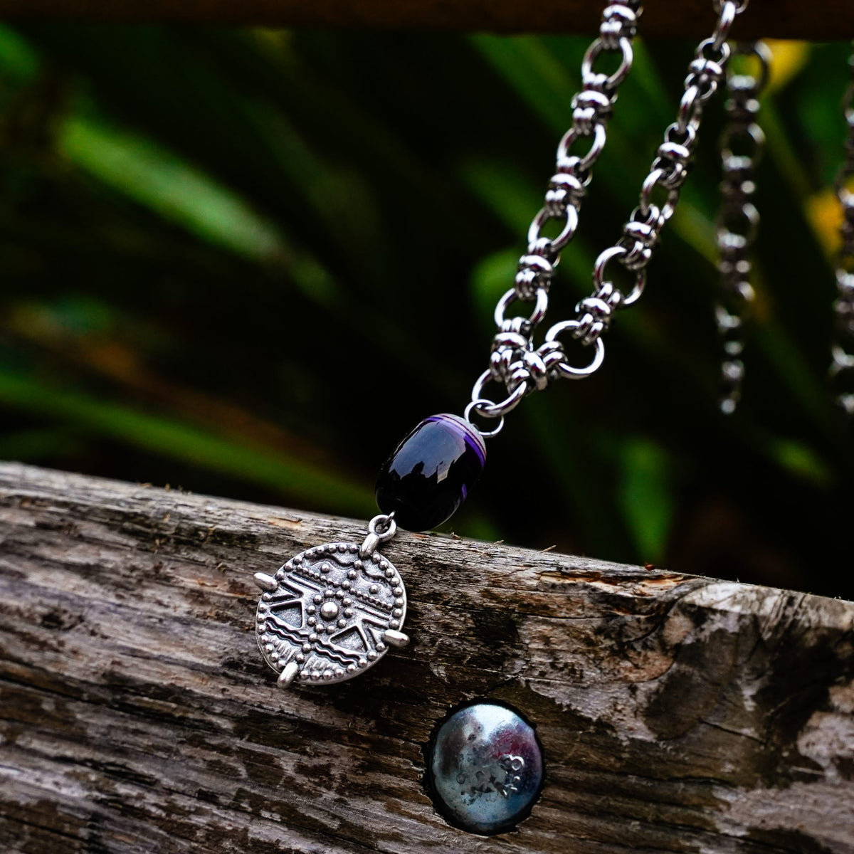 Necklaces Plum Trouble Necklace