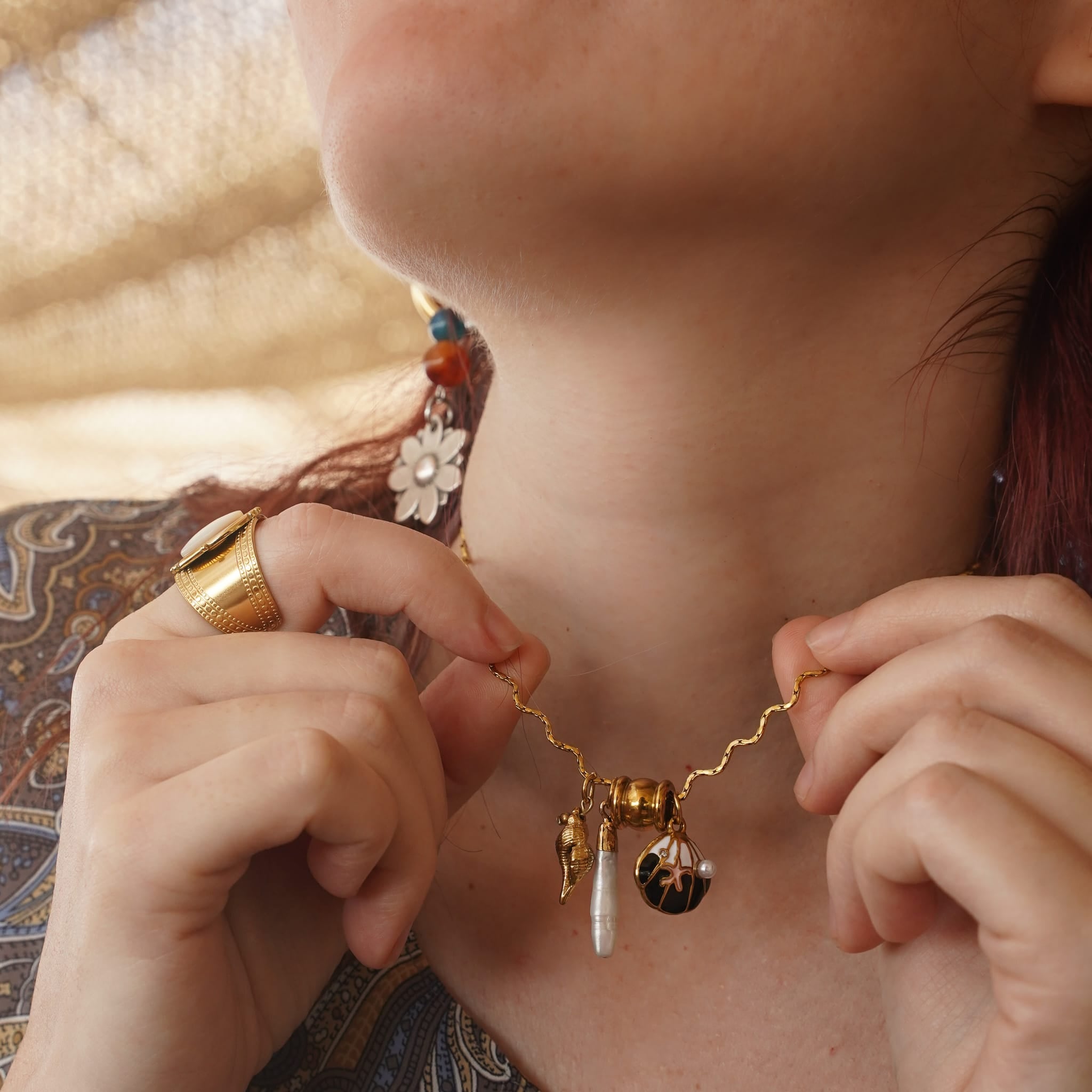 Necklaces Saltwater Symphony Necklace