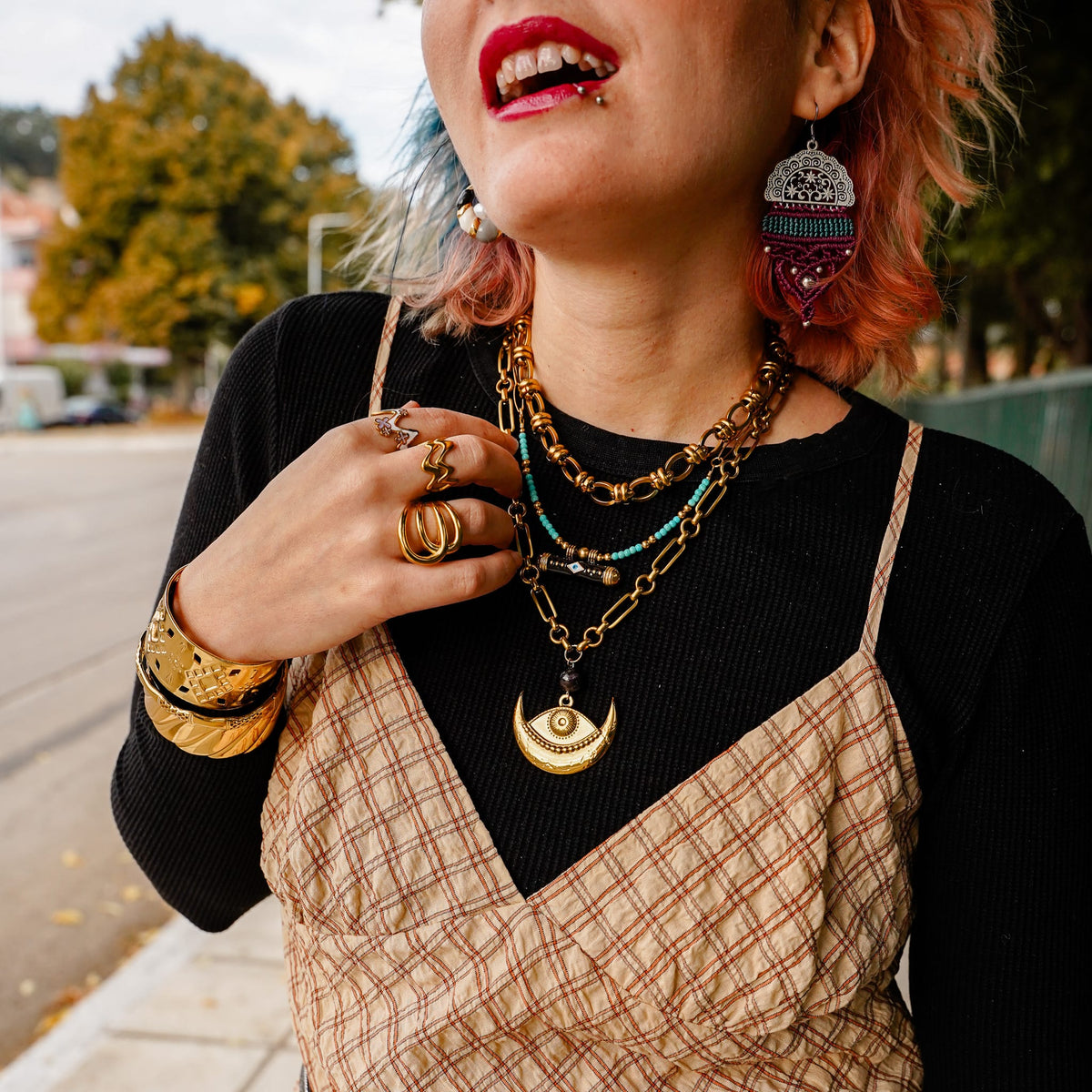 Necklaces Vibe Check Necklace
