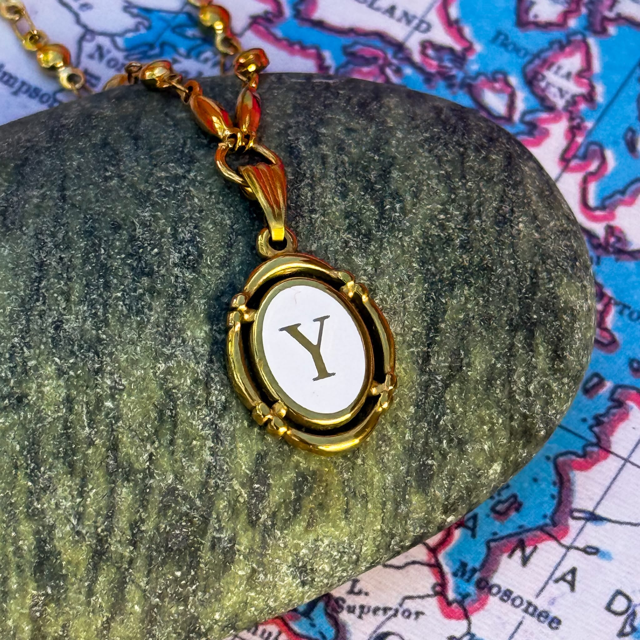 Necklaces Y Engravable Secret Message Necklace