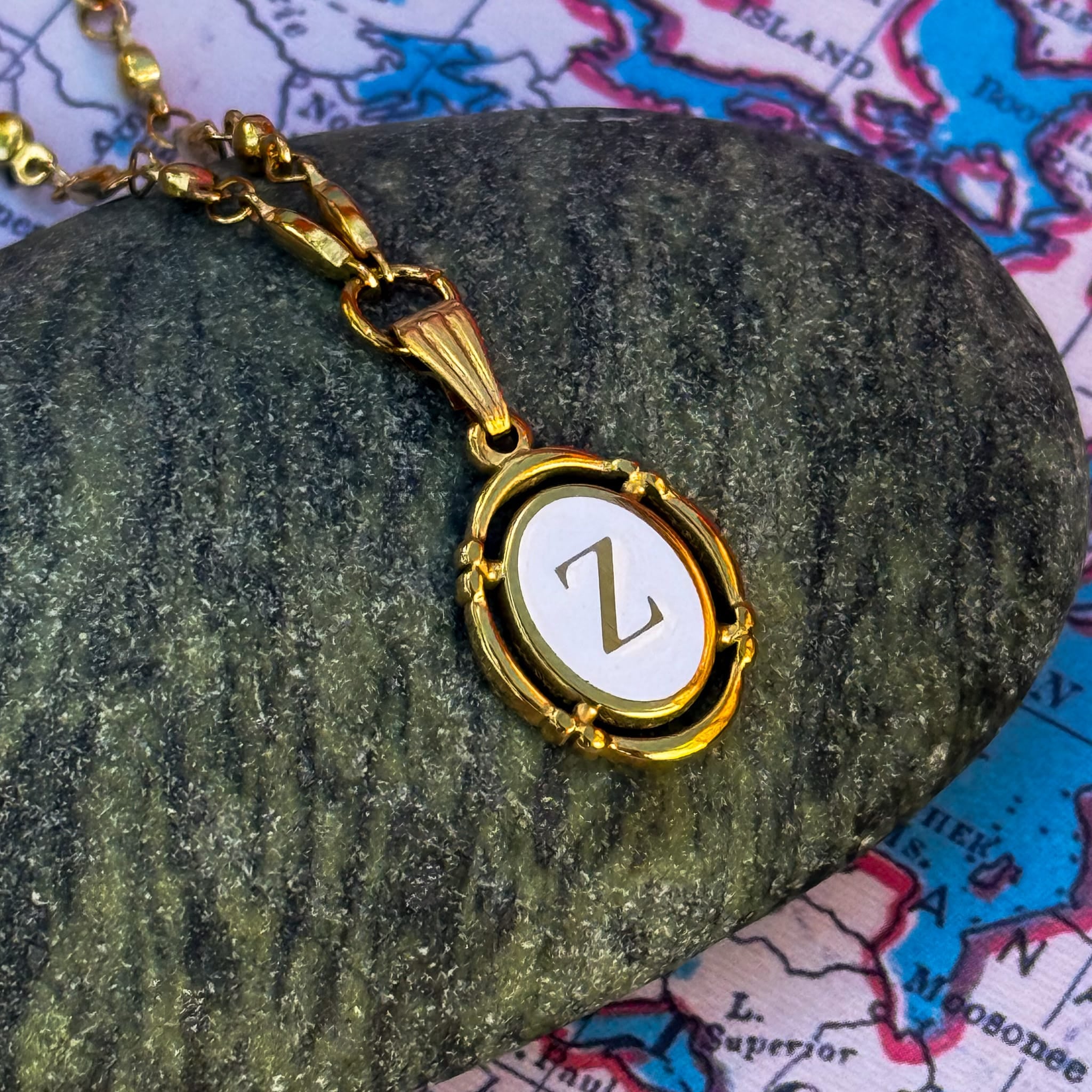 Necklaces Z Engravable Secret Message Necklace