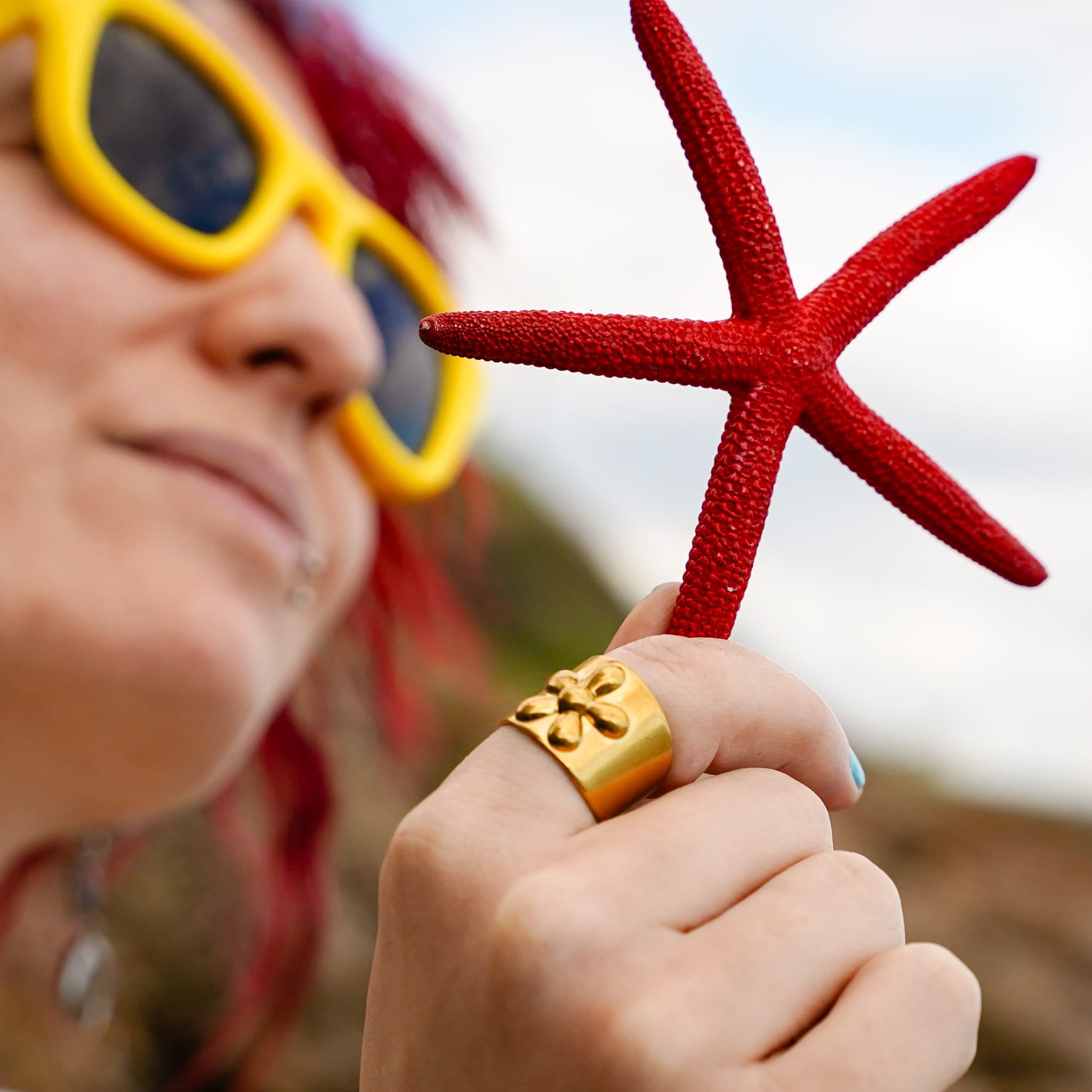 Rings Bloom Check Ring
